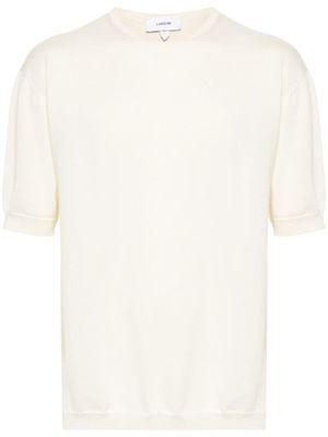 Lardini short-sleeve wool-blend jumper - White