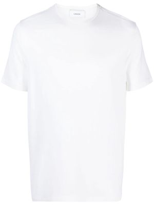 Lardini short-sleeved wool T-shirt - White