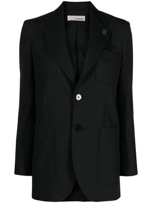 Lardini single-breasted blazer - Black
