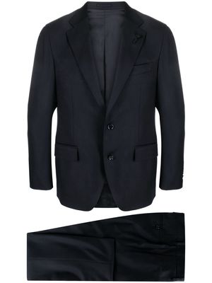 Lardini single-breasted wool-blend suit - Blue
