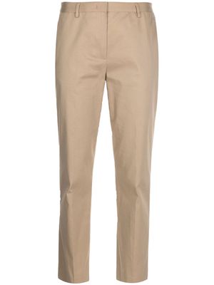 Lardini slim-cut chino trousers - Neutrals