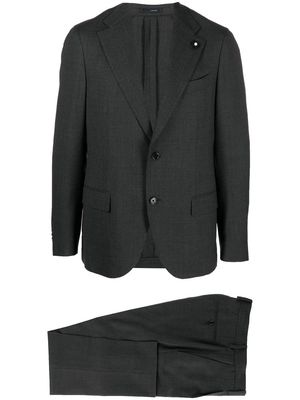 Lardini slim-cut single breasted suit - Grey