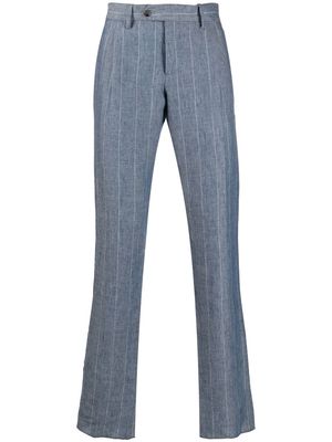Lardini slim-cut tailored trousers - Blue