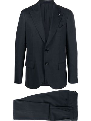 Lardini slim-cut two-piece suit - Blue