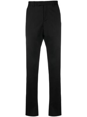 Lardini slim-cut wool trousers - Black