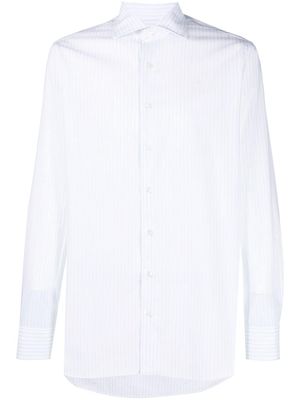 Lardini spread-collar cotton shirt - White