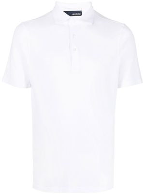 Lardini spread-collar polo shirt - White