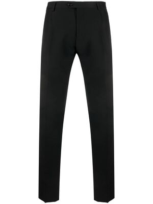 Lardini straight-leg chino trousers - Black