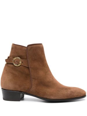 Lardini suede ankle boots - Brown