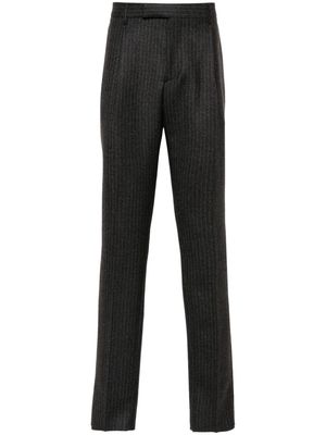 Lardini tailored pinstriped trousers - Grey