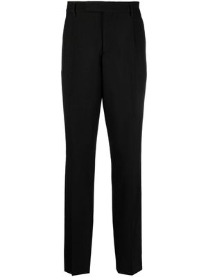 Lardini tailored tapered-leg trousers - Black