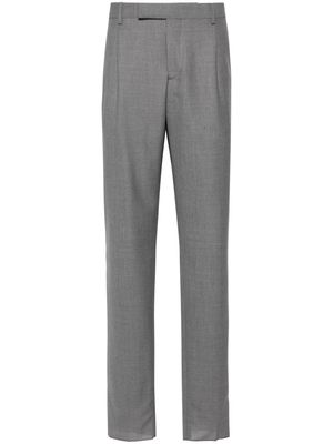 Lardini tapered wool tailored trousers - Grey