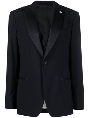 Lardini three-piece tailored suit - Blue