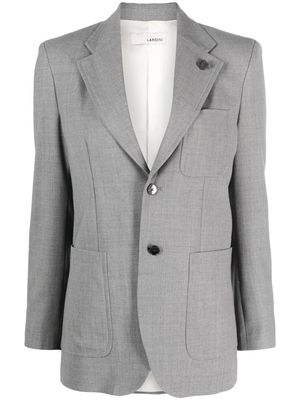 Lardini Walter single-breasted blazer - Grey