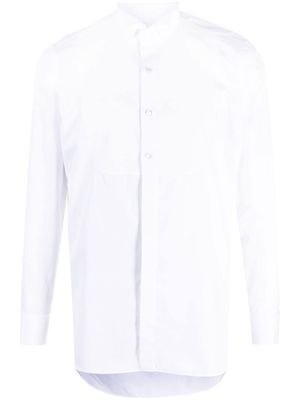 Lardini wing-collar tuxedo shirt - White
