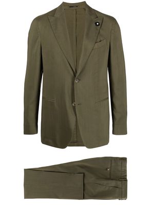 Lardini wool suit jacket - Green