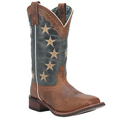 Laredo Women's Early Star Leather Pull-On Boots