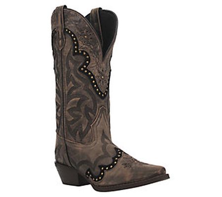 Laredo Women's Skyla Leather Pull On Boots