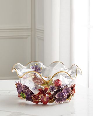 Large Bouquet Ruffle Flower Bowl