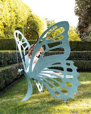Large Butterfly Bench