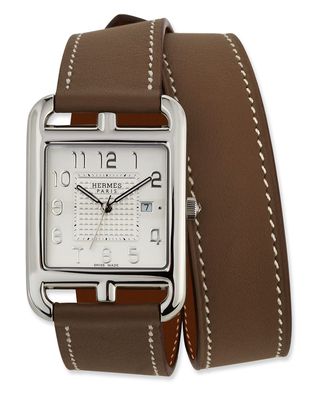 Large Cape Cod GM Watch with Taupe Leather Strap