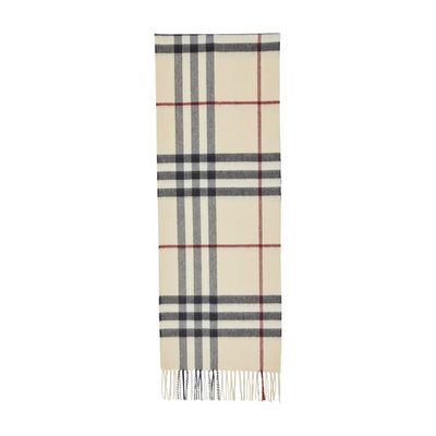 Large checked scarf