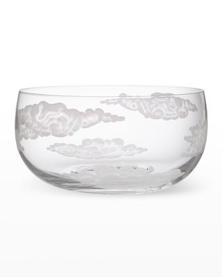Large Clear Crystal Bowl