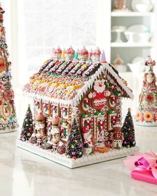Large Colonial Style Gingerbread House