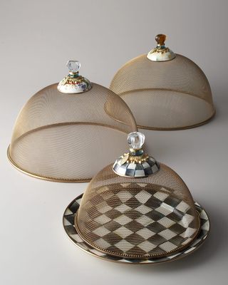 Large Courtly Check Mesh Dome