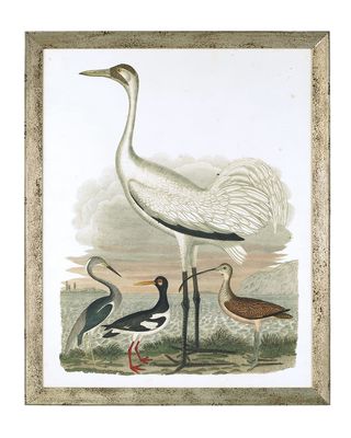 "Large Heron Family II" Art Print