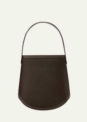 Large Leather Bucket Bag