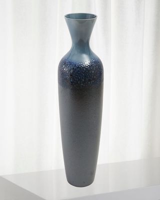 Large Sapphire Ombre Vase