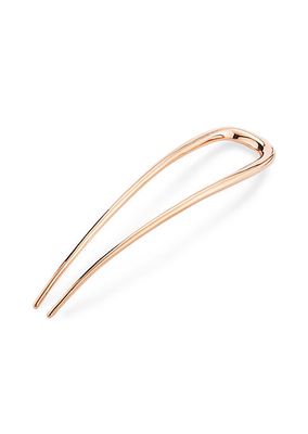 Large Sleek Rose Goldplated Hair Pin