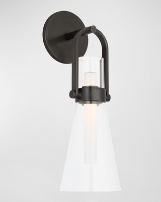 Larkin Medium Conical Bracketed Sconce by Ian K Fowler