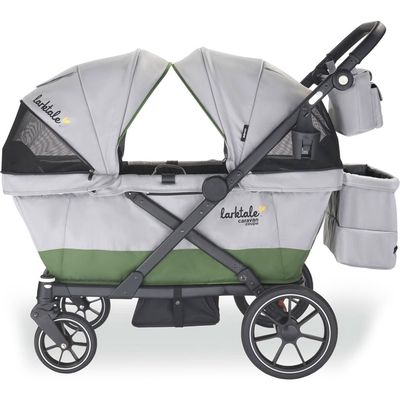 Larktale caravan™ coupe QUAD Compact 4-Seat Stroller/Wagon in Grey 