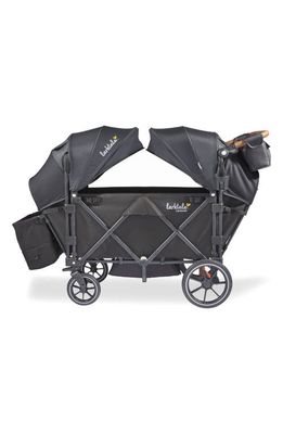 Larktale caravan Quad Stroller Wagon in Byron Black