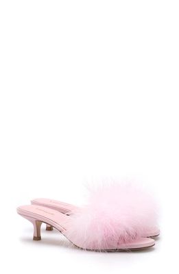 LARROUDE Marilyn Sandal in Bright Pink