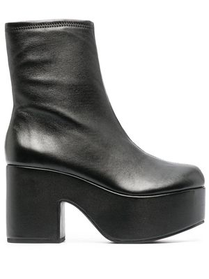 Larroude Miso XX platform ankle boots - Black