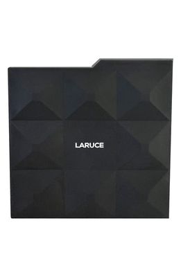 LARUCE Studded Compact Mirror in Black
