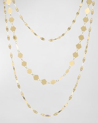 Laser Kite Remix 3-Strand Necklace