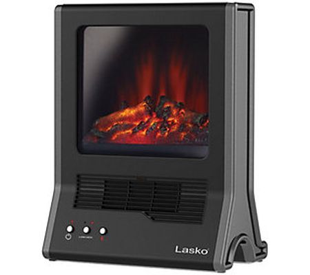 Lasko Ultra Ceramic Fireplace Heater - Black