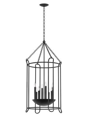 Lassen 8-Light Lantern - Black Iron