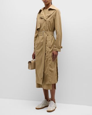 Last Night Belted Trench Coat