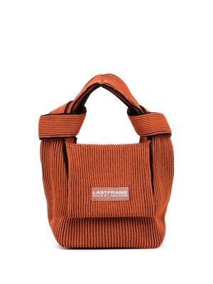 LASTFRAME Obi ribbed-knit tote bag - Orange