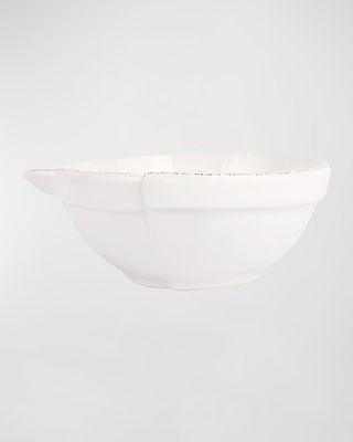 Lastra White Mixing Bowl, Medium