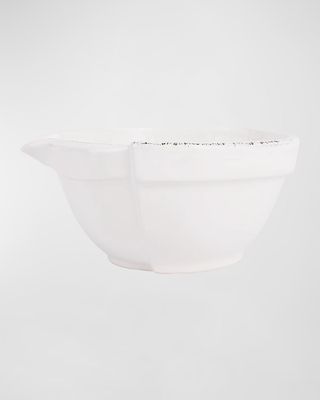 Lastra White Mixing Bowl, Small