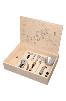 L'Atelier du Vin 11-Piece Oeno Box Connoisseur 1 Set in Brown