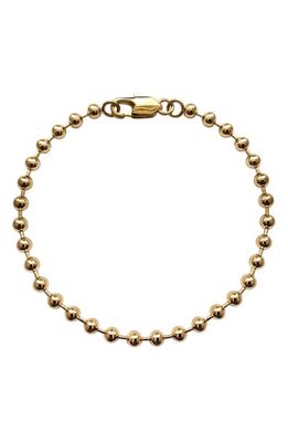 Laura Lombardi Ball Chain Bracelet in Brass