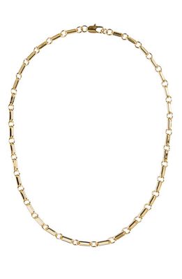 Laura Lombardi Bar Chain Necklace in Brass