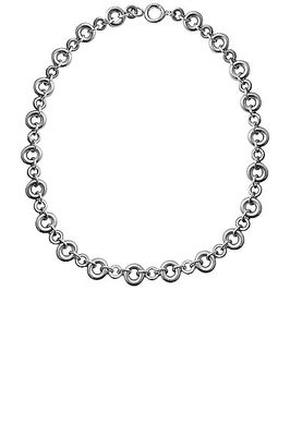 LAURA LOMBARDI Isola Necklace in Metallic Silver.